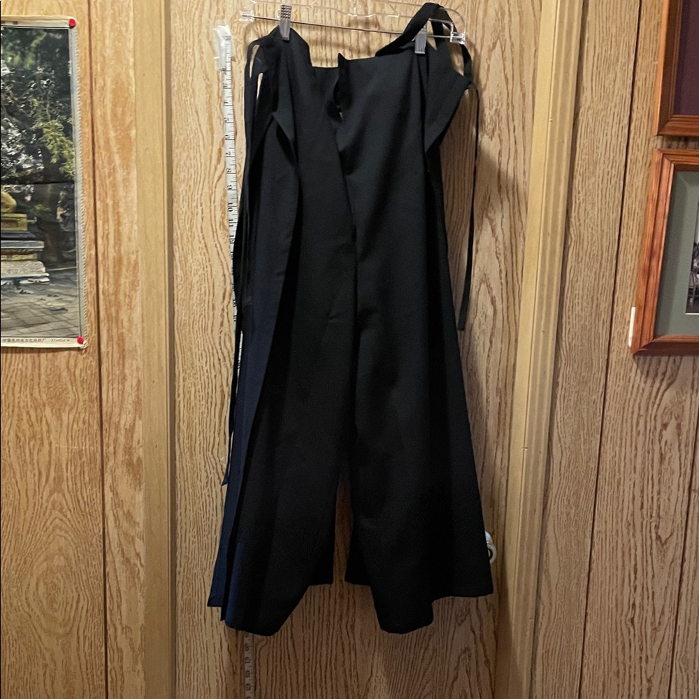 Elegant Black wrap around pants